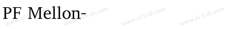 PF Mellon字体转换
